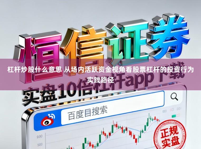 杠杆炒股什么意思 从场内活跃资金视角看股票杠杆的投资行为实践路径